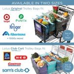 Lotus Trolley Bags: Eco-Friendly Wine & Grocery Set