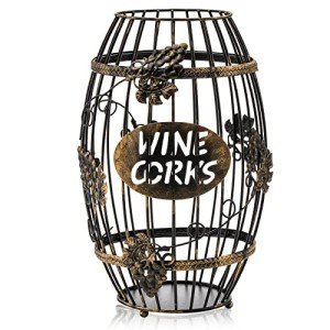 Barrel-Shaped Wine Cork Holder - Perfect Gift