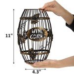 Barrel-Shaped Wine Cork Holder - Perfect Gift