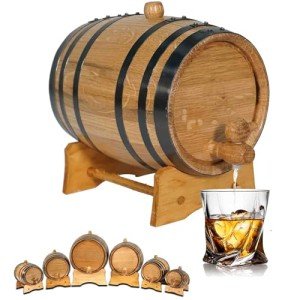 2L Oak Aging Barrel with Stand & Accessories