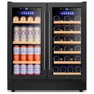 Tylza 30" Dual Zone Wine and Beverage Fridge