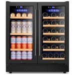Tylza 30" Dual Zone Wine and Beverage Fridge