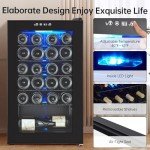 24-Bottle Wine Cooler with Digital Temp Control