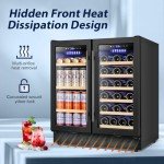 Tylza 30" Dual Zone Wine and Beverage Fridge