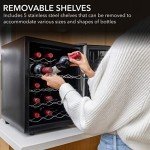 20-Bottle Freestanding Thermoelectric Wine Cooler