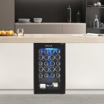 24-Bottle Wine Cooler with Digital Temp Control