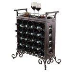 Vintage Wood Wine Rack by Winsome Silvano