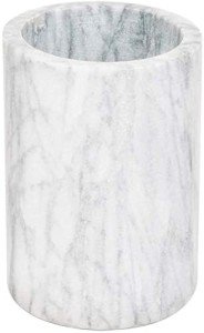 Elegant White Marble Wine and Champagne Cooler