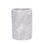 Elegant White Marble Wine and Champagne Cooler
