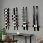 Wall Mounted Wine Rack for 6 Bottles