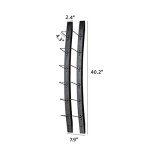 Wall Mounted Wine Rack for 6 Bottles