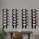 Wall Mounted Wine Rack for 6 Bottles