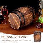 Rustic Oak Barrel Planter for Wine Lovers
