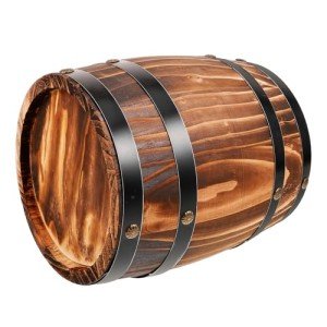 Vintage Wood Wine Barrel Decor for Home & Parties