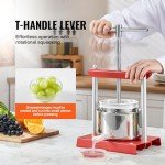 VEVOR Manual Fruit Wine Press - 2L Capacity
