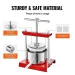 VEVOR Manual Fruit Wine Press - 2L Capacity