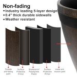 Large Wine Barrel Planter for Outdoor Plants