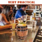 Vintage Wood Wine Barrel Decor for Home & Parties