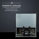 Ivation 12-Bottle Wine Cooler with Lock Feature