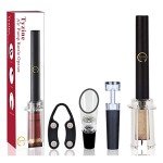4-Piece Wine Opener Set with Aerator & Stoppers