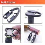 4-Piece Wine Opener Set with Aerator & Stoppers
