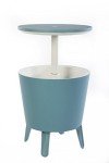 Teal Outdoor Cool Bar Table & Wine Cooler