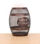 Antique Bronze Wine Barrel Cork Holder