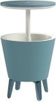 Teal Outdoor Cool Bar Table & Wine Cooler