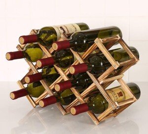 Stackable Wine Rack Organizer for Countertop & Cabinets