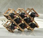 Stackable Wine Rack Organizer for Countertop & Cabinets
