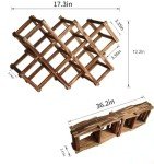 Stackable Wine Rack Organizer for Countertop & Cabinets