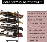 Stackable 4-Tier Wine Rack for 16 Bottles
