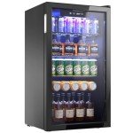 Icyglee Mini Beverage Refrigerator - 126 Can Capacity