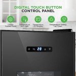 Slim 12-Bottle Wine Cooler - Adjustable Temp & Quiet