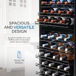 NewAir 98-Bottle Dual Zone Wine Refrigerator