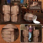 Cowboy Themed Wine Barrel Party Decoration Set