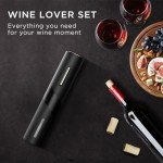 Electric Wine Opener Set with Accessories & Card