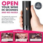 Rechargeable Electric Wine Corkscrew with LED Lights