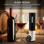 Electric Wine Opener with Foil Cutter and LED