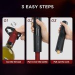 Electric Wine Opener Set with Accessories & Card