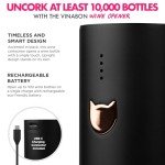 Rechargeable Electric Wine Corkscrew with LED Lights