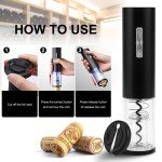 Electric Wine Opener with Foil Cutter and LED