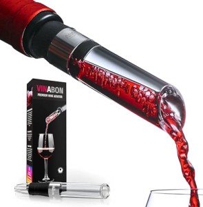 VINABON Premium Wine Aerator with WineGuide Ebook