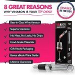 VINABON Premium Wine Aerator with WineGuide Ebook