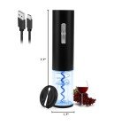 Electric Wine Opener with Foil Cutter and LED