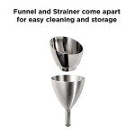 Stainless Steel Wine Aerator with Sediment Strainer