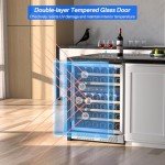 Empava 24" Dual Zone Wine Cooler Fridge