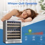 Empava 24" Dual Zone Wine Cooler Fridge