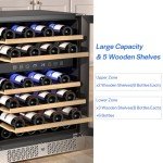 Empava 24" Dual Zone Wine Cooler Fridge