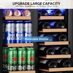 Dual Zone Wine & Beverage Refrigerator with French Doors